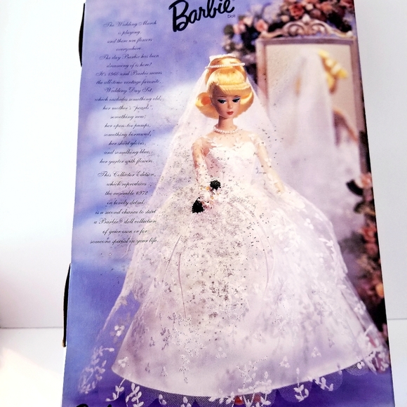 COLLECTORS' EDITION/REPRODUCTION WEDDING BARBIE/NEW IN BOX - Picture 3 of 4